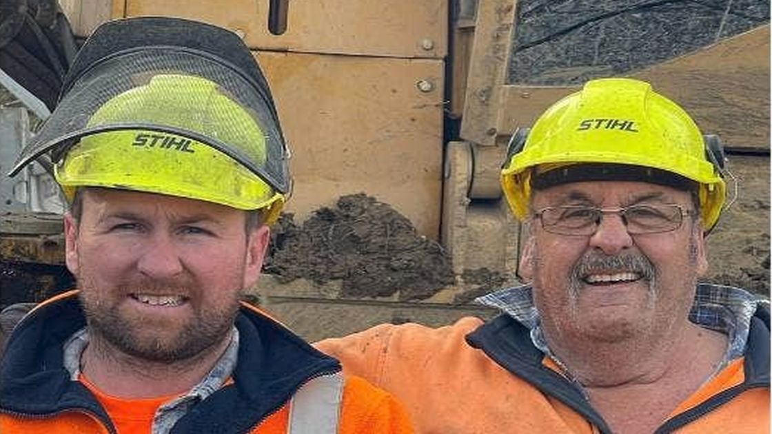 Featured image for “Father and son graduate forestry course together”